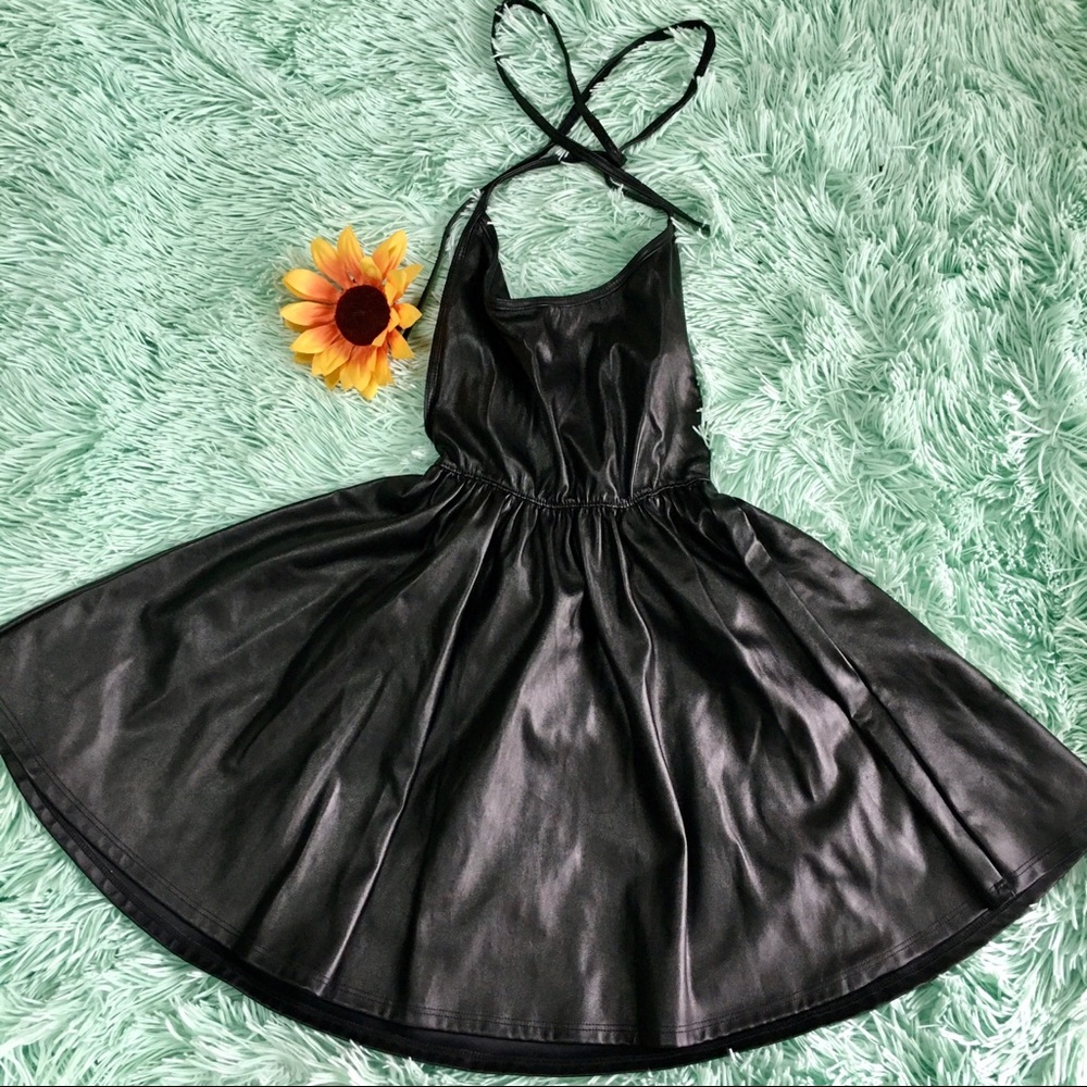 Traded!🌈 American Apparel Pleather Dress - Picture 2 of 7